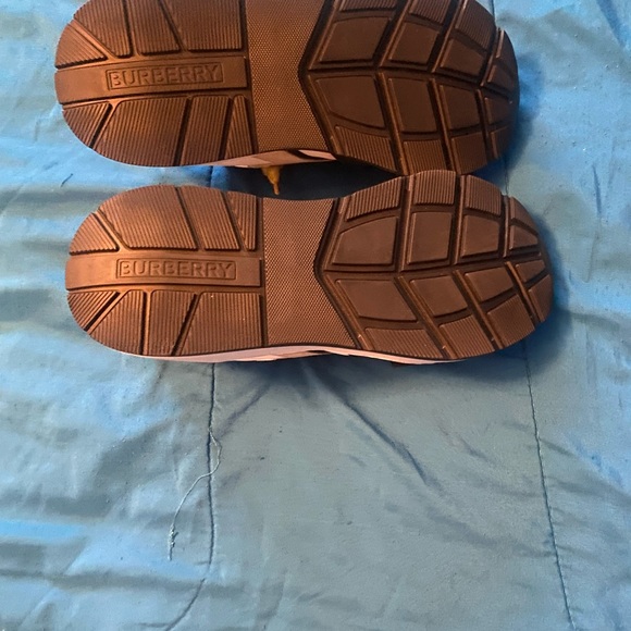 Burberry Nylon, Suede and Vintage Check Sneakers - Picture 5 of 7